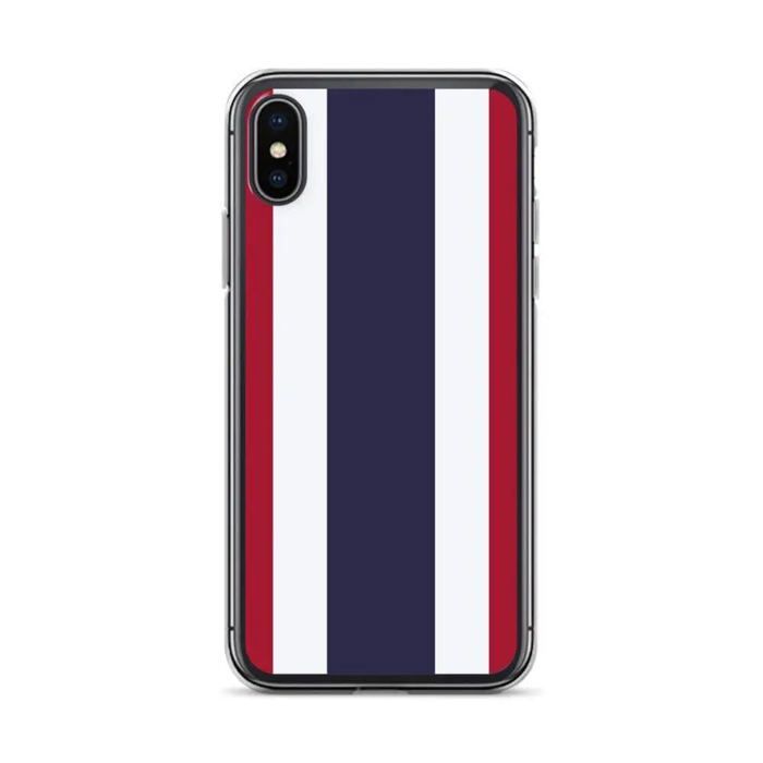 Coque iPhone - Multicolore - Drapeau Thaïlande - Souple - TPU - Compatible iPhone X