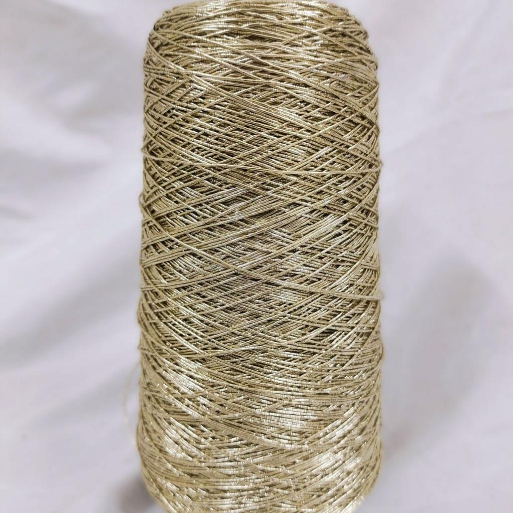 530M Featured Silver Crochet Yarn Braided Wire Silver Core-yarn Colourful Metallic Kniting Thread Diy Crochet Bag Fancy Yarn