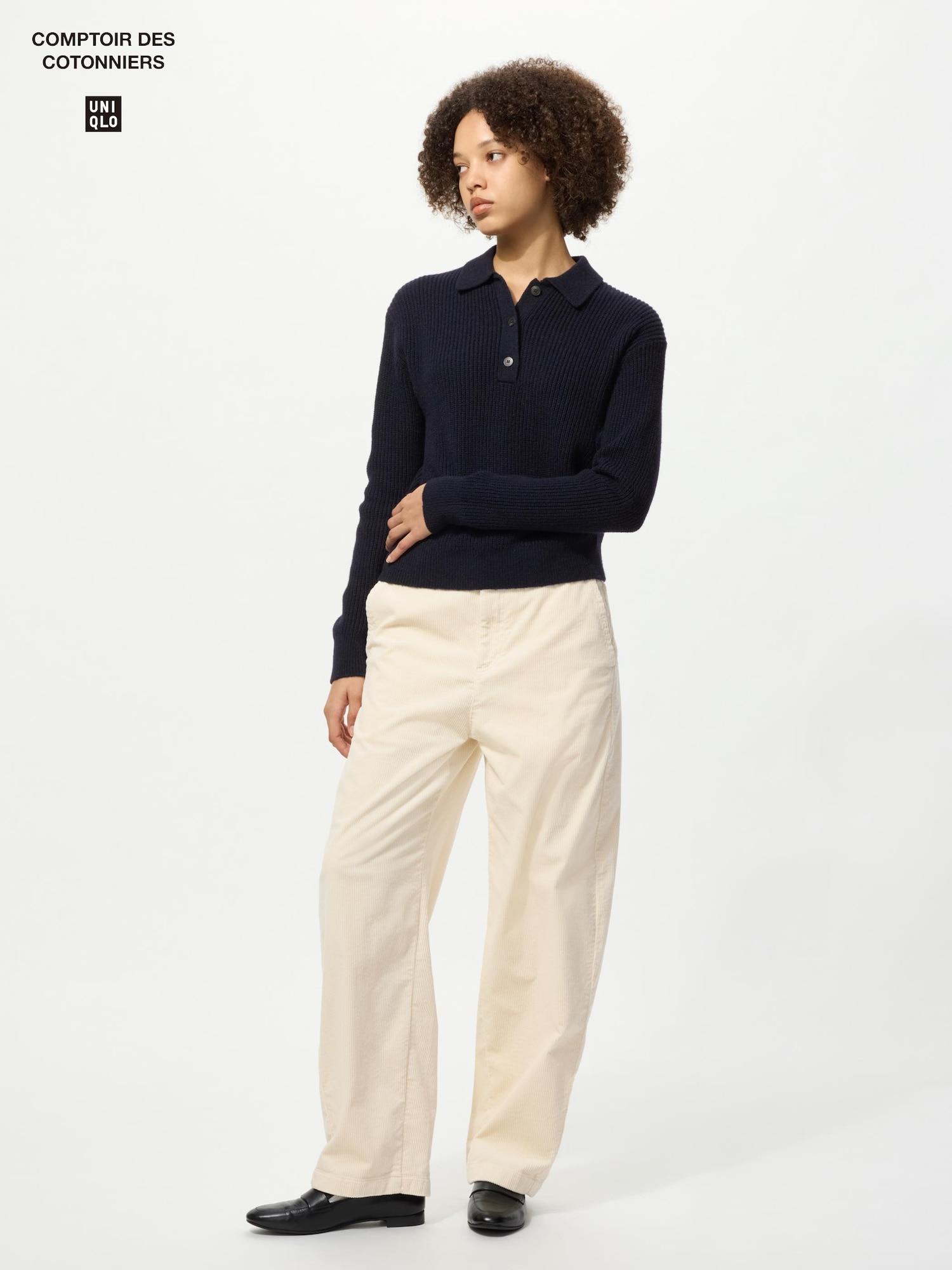 

Uniqlo Вельветовые брюки-кюлоты 01 OFF WHITE/WOMEN XS