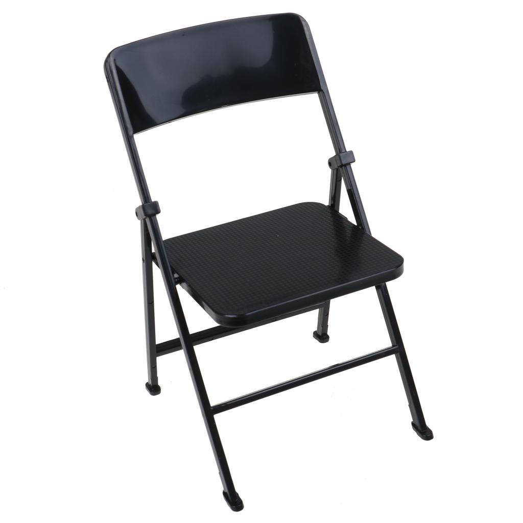 Puppenhaus-Miniaturmöbel-Klappstuhl im Maßstab 1:6 für Soldaten-Actionfiguren