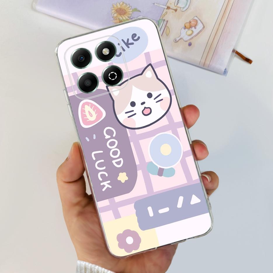 For Honor X6b Case JDY-LX1 JDY-LX2 Stylish Painted Cover Soft Silicone Shell For Honor X6b X 6b HonorX6b Phone Case 6.56'' Coque