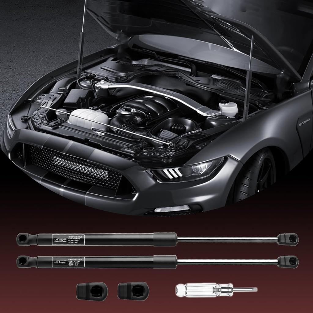 Front Hood Lift Supports Compatible with Nissan Murano 2015 2016 2017 2018     (2-PC Set) Shock Struts Replace # 654705AA0A