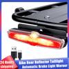 Riflettore Posteriore Fanale Posteriore per Bici MTB Portapacchi per Bici Alimentato a Batteria Luce Posteriore Riflettente di Sicurezza Accessori per Bici