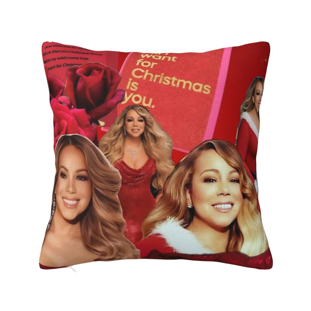Mariah Carey American Singer Pillow Cover Morden Pillow Case Polyester Graphic Cushion Cover Pillowcases For Living Room Chair