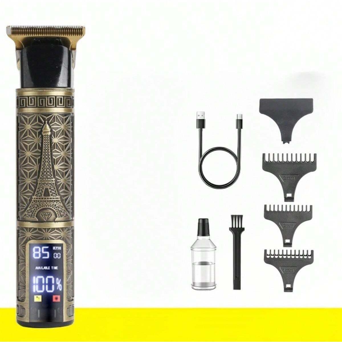 

Машинки для стрижки волос машинка для стрижки волос карвинг профессиональный лысый фейдер домашний большой экран цифровой дисплей электрическая машинка для стрижки волос циан