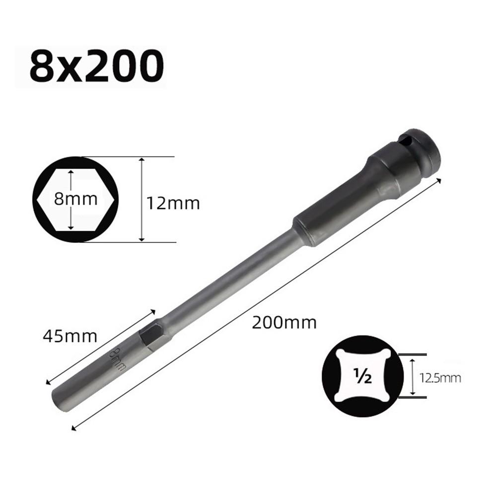 Socket Wrench Thin Wall Socket Hex Nut Socket Extra Long Socket