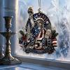 Patriotic Theme Party Supplies 250 Anniversary USA Christmas Ornament, United States 1776-2026 250th US Independence Celebration Gift Keepsake,