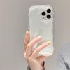 Korean Aesthetic Ice Cream Frame Case for iPhone 14 Plus 12 13 Mini 11 Pro Max X XR XS Max 7 8 6 6S Plus Cute Curly Wavy Cover