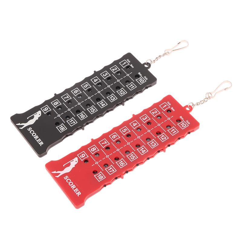 18 Hole Golf Stroke Putt Score Counter Golf Score Indicator With Keychain Golf Training Practice Competition Accessories