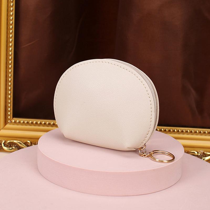 Creative Cute Little Mouse Coin Purse Cartoon PU Key Bag Mini Zip Wallet Keyring Pendant Women ID Credit Card Bag