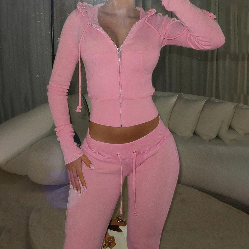 

Женские трикотажные расклешенные спортивные штаны с цветными блоками на поясе - Утягивающие повседневные штаны для фитнеса L розовый