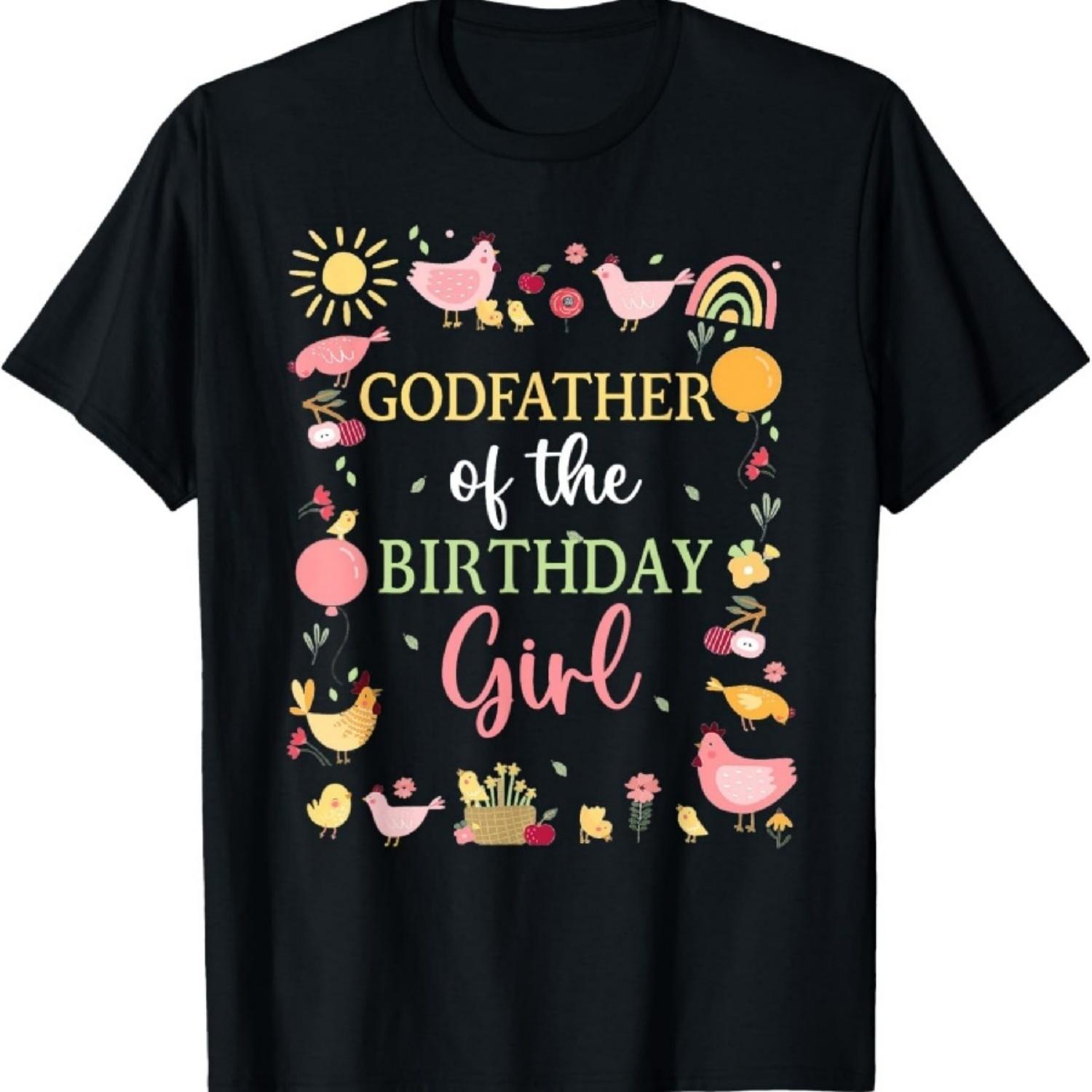 

Крестный отец именинницы Футболка Фермерская курица Крестный отец Футболка XXXXXL чёрный