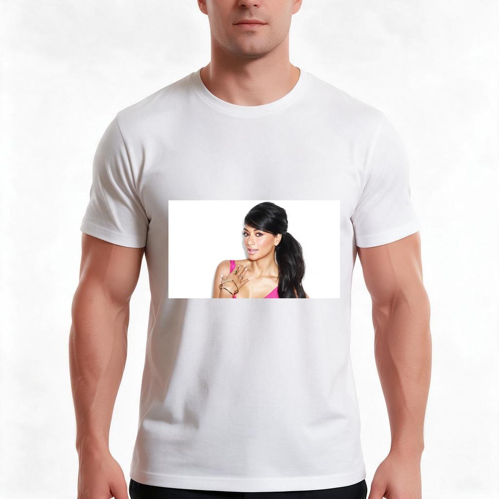 Nicole Scherzinger Tshirt Summer Casual Cotton Tee Oversized Streetwear Tops Vintage Graphic Print Loose Fit Short Sleeve