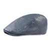 Women Men Beret Hat Flat Ivy Gatsby PU Leather Driving Hat For Beach Seaside Outdoor Summer Sports Driving