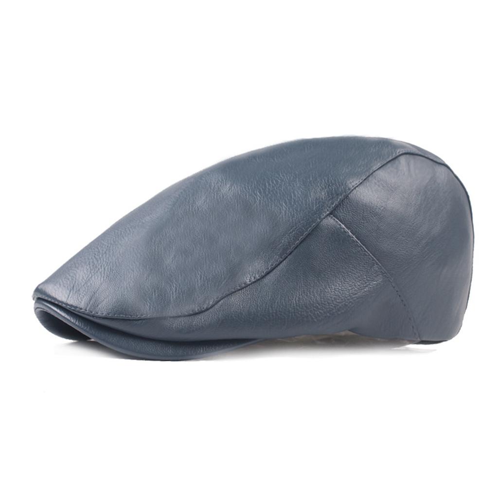 Women Men Beret Hat Flat Ivy Gatsby PU Leather Driving Hat For Beach Seaside Outdoor Summer Sports Driving