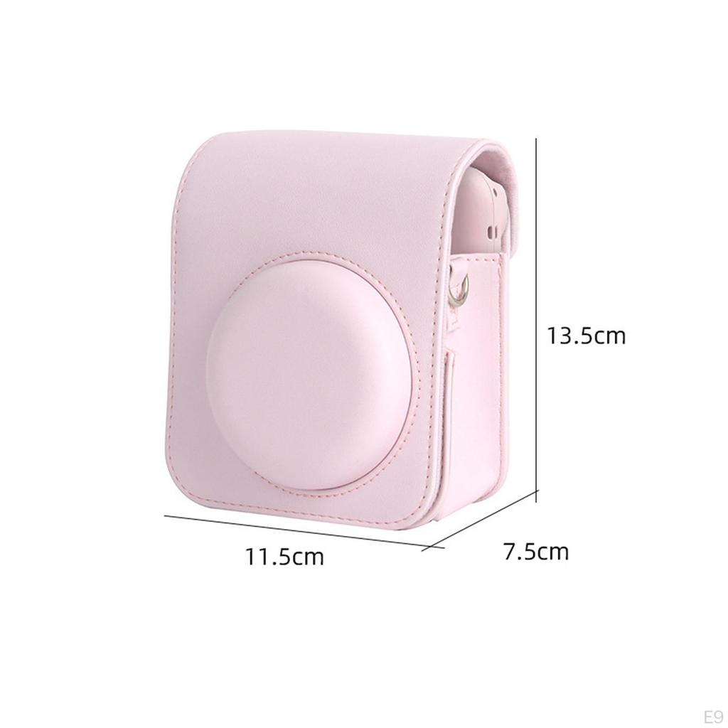 Camera Case Bag PU Leather/ Compact Adjustable Shoulder Strap/ Protective Case/ Carrying for