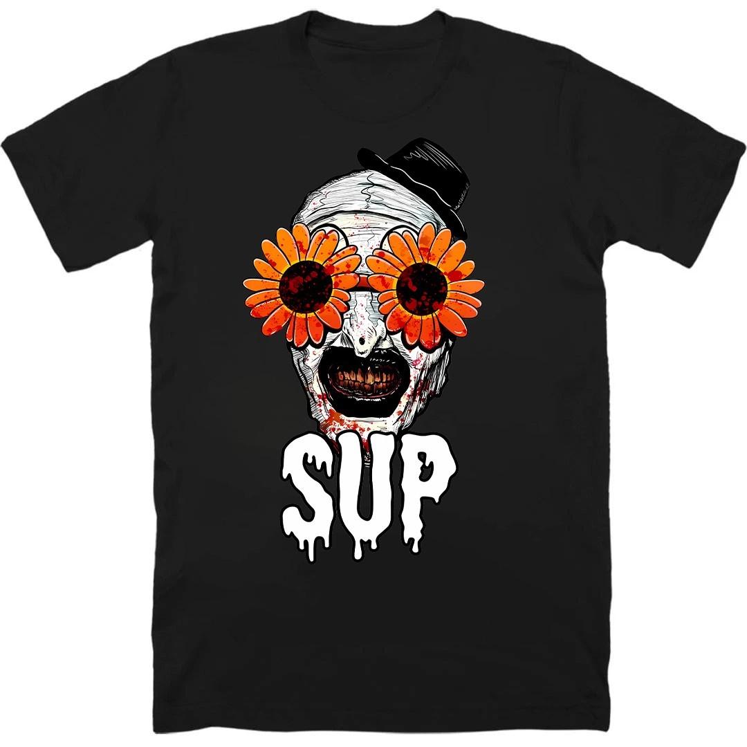 NEW! Terifier Retro Horror Clown Inspired Halloween Unisex Shir S-5XL XXL