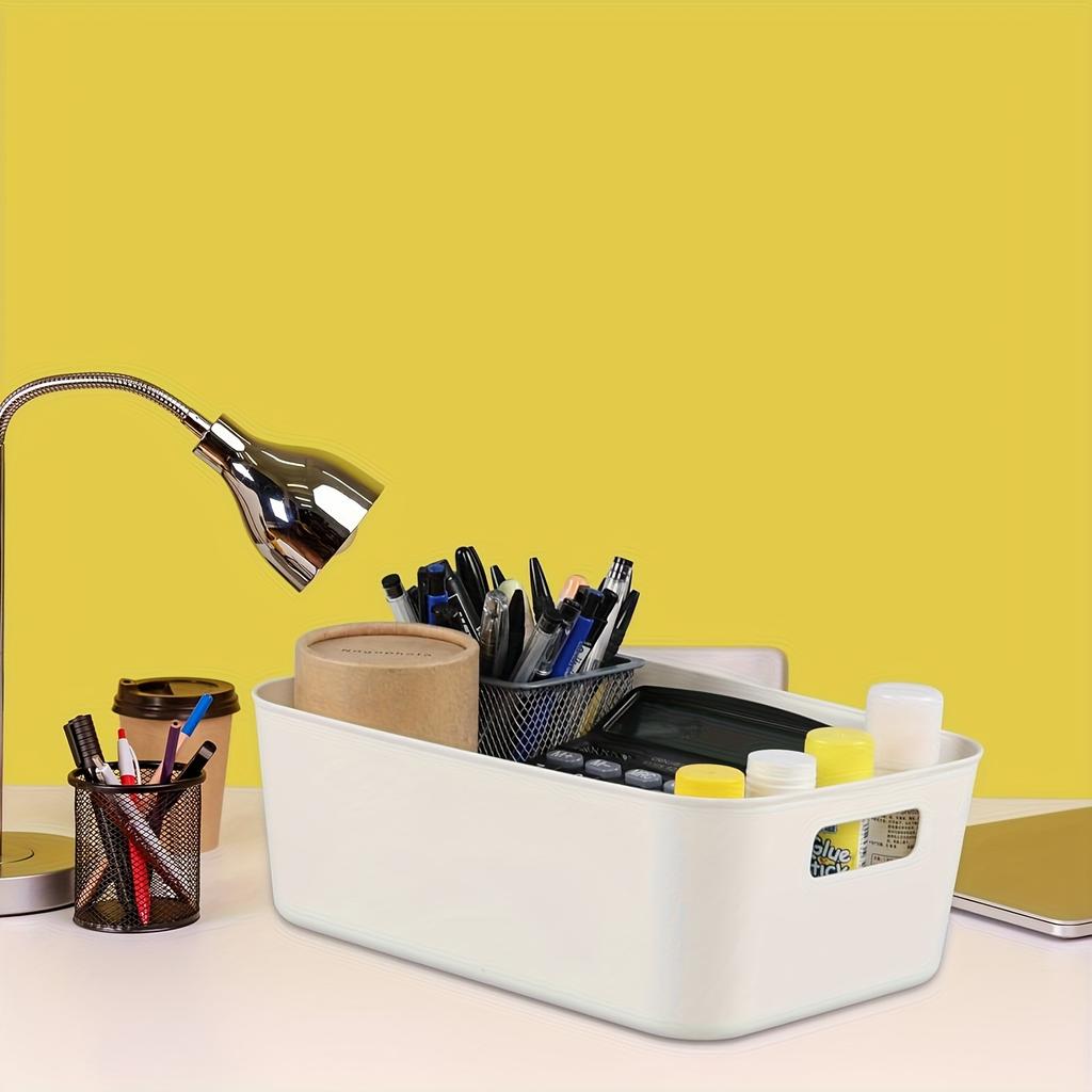 Multifunktionales Aufbewahrungsbox-Set - geeignet für Büromaterialien, Kosmetika, Bad- und Küchenutensilien, langlebiger Kunststoff für Zuhause