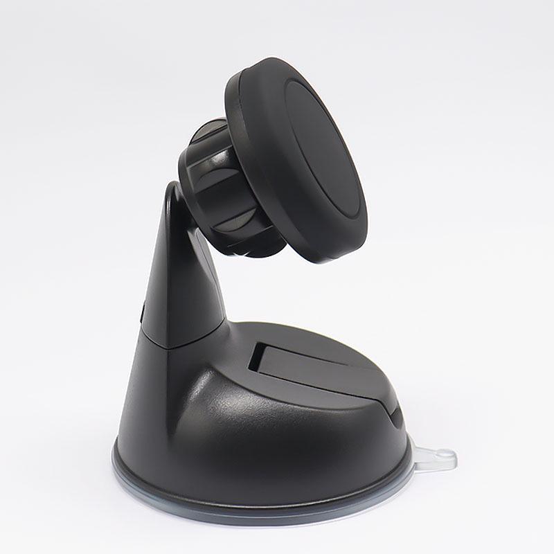 360° Rotating Magnetic Car Phone Holder with Adhesive Suction Cup and 17mm Ball Head for Dashboard