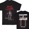 Koszulkę Alice Cooper OL Czarne Oczy Powrócił Trasa 2020 T-shirt Unisex Koszulka