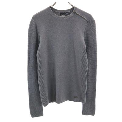 Long Sleeve Knit S Gray Sweater Men's Used