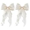 2PCS Non Drilled Curtain Clips Home Decor Curtain Tieback Romantic Bow Curtain Tie  Home Decor