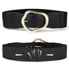 Adjustable Tying Women Waistband Belt Elastic Leather Belt Luxury Pin Buckle Belt  Waist Seal