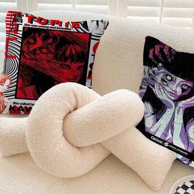 Horror Comics Tomie Decorative Room Aesthetics Pillow Case Home Decor Bedroom Sofa Bed Couch Pillow Cover X
