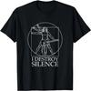I Destroy Silence Artwork For A Guitar Player T-Shirt