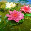 7pcs/set 10cm Artificial Lotus Plant Lifelike Simulation Lotus Fake Lotus Plant Floating Lotus  Pond