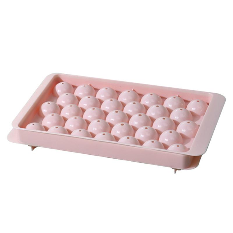 Round Ice Cube Tray Creative Hockey Ball Maker Round Whiskey Sphere Mold Silicone Diy Mould Home Kitchen Tools