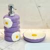 410ml creative daisy lotion separately bottled household toilet bathroom press type shower gel hand sanitizer bottle ceramic