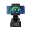 Multifunctional Vertical Folding 3-in-1 Wireless Charger with Speaker and Phone Holder for Apple 15W Fast Charging.