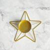 Iron Candlestick Christmas Decoration Candle Holder with Moon Star Designs Metal Tealight Candle Stand for Centerpieces