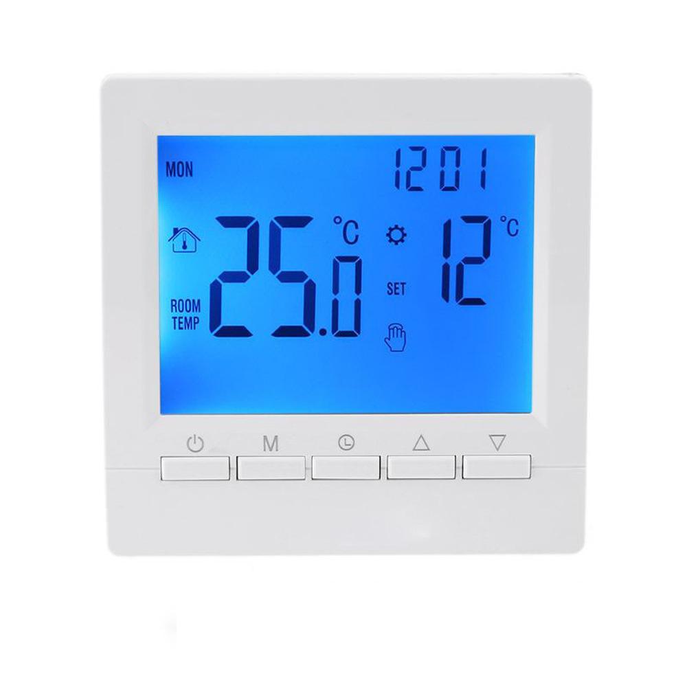 Smart Thermostat Hygrometer With Child Lock Backlight Battery Wired Thermostat Home Smart Water and Floor Heating Controller