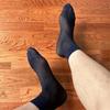 1 Pair Mens Silk Sheer Socks Nylon Dress Sock Daily Casual Stockings Work Business See Through Short Tube Ankle Socks