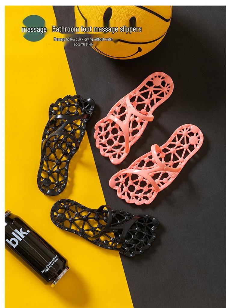 Women's Summer Plantar Acupressure Massage Slippers - PVC Health Shoes