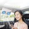 USB Charging Car Window Fan Dual Fans Car Exhaust Fan Rechargeable Car Ventilator  Vehicle Interior