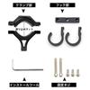 Aluminum Alloy Motorcycle Hook Black Motorcycle Helmet Holder Hook Handlebar Hook