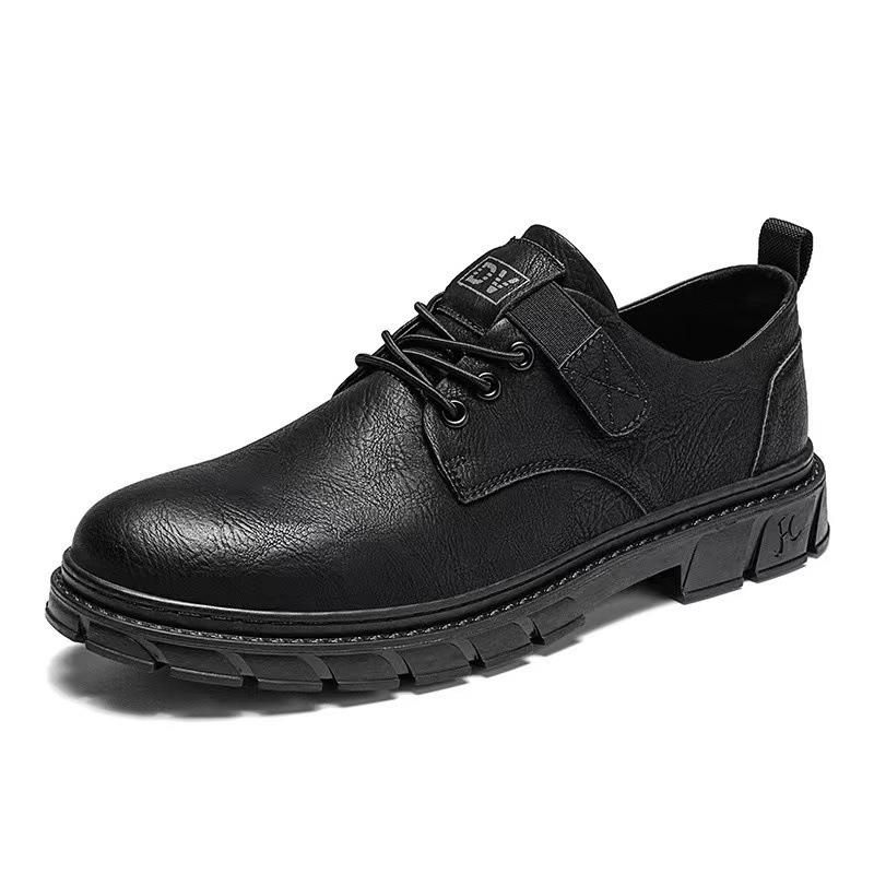 Men's shoes new summer low-top Martin boots non-slip and wear-resistant shoes men's fashion versatile British retro leather shoes