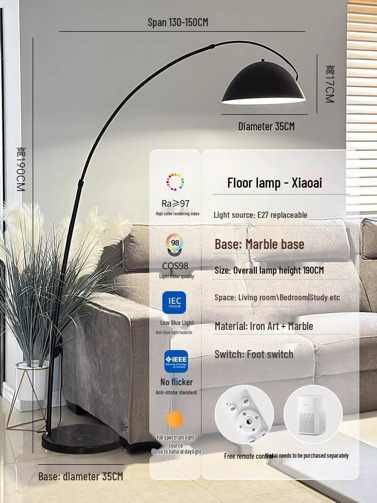 Nordic High-End Art Floor Lamp for Living Room or Bedroom