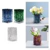Clear Glass Vase for Floral Display On Desktop Office