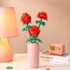 Plastic Small Particle Building Blocks Flower Three-dimensional Puzzle Children Gifts Educational Toys