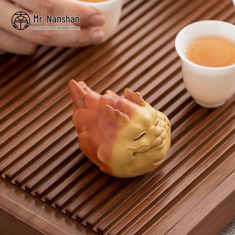 Purple Clay Lucky Dragon Tea Pet