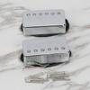 FLEOR Humbucker Pickup Ceramic Guitar Neck Bridge Pickup Set Chrome Fit Les Paul Style Electric Guitar +