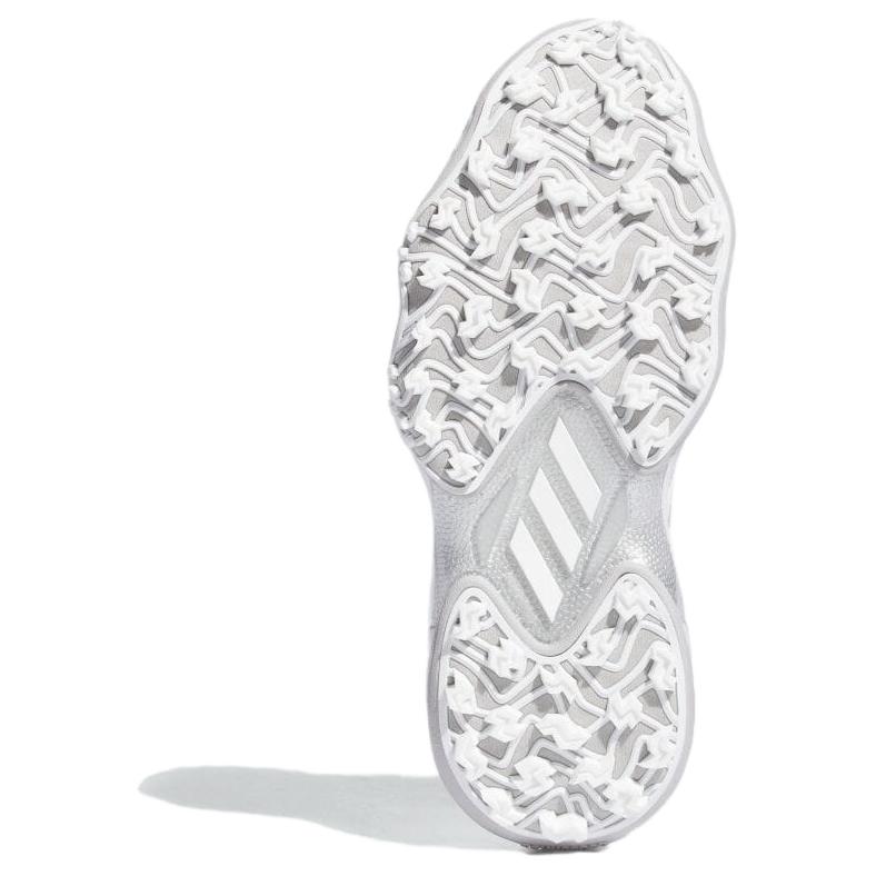 Adidas  CodeChaos 25 Spikeless Golf White Silver Metallic Women Sneakers Cloud-White Grey-Two ID8730