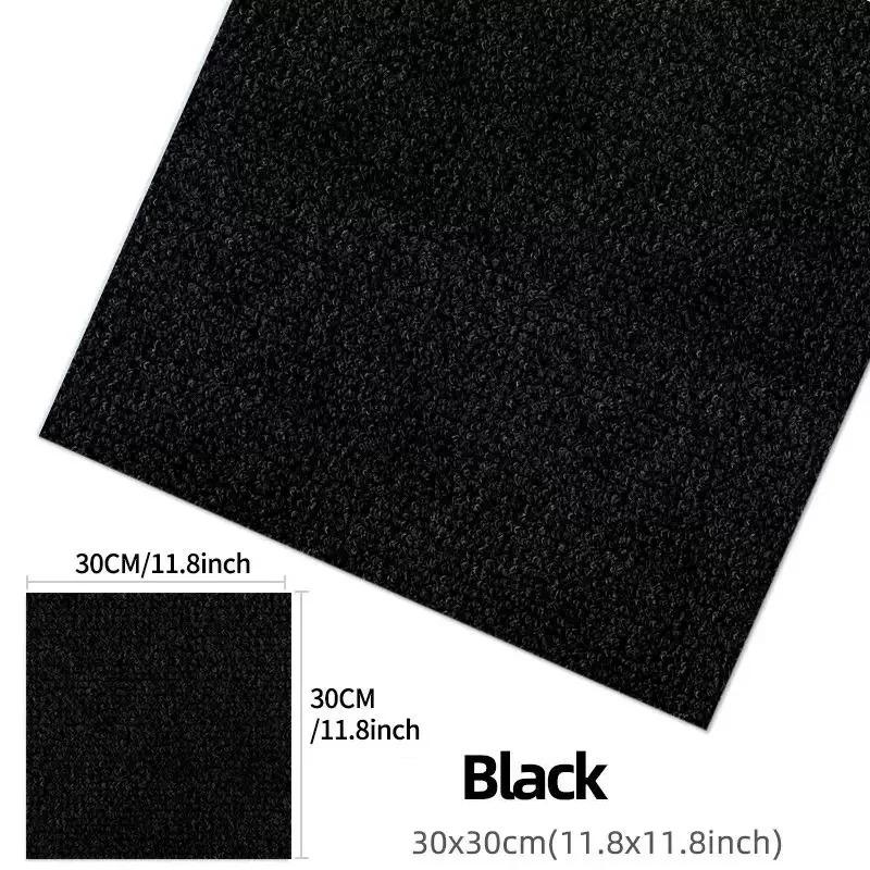 10pcs 30x30cm Self Adhesive Carpet Floor Tiles Sticker Square Rugs Peel and Stick Mat Flooring Room Bedroom HomeDecor