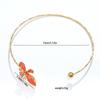 Adjustable Open Chokers Colorful Collar Necklace Elegant Flower Necklaces  Vacation