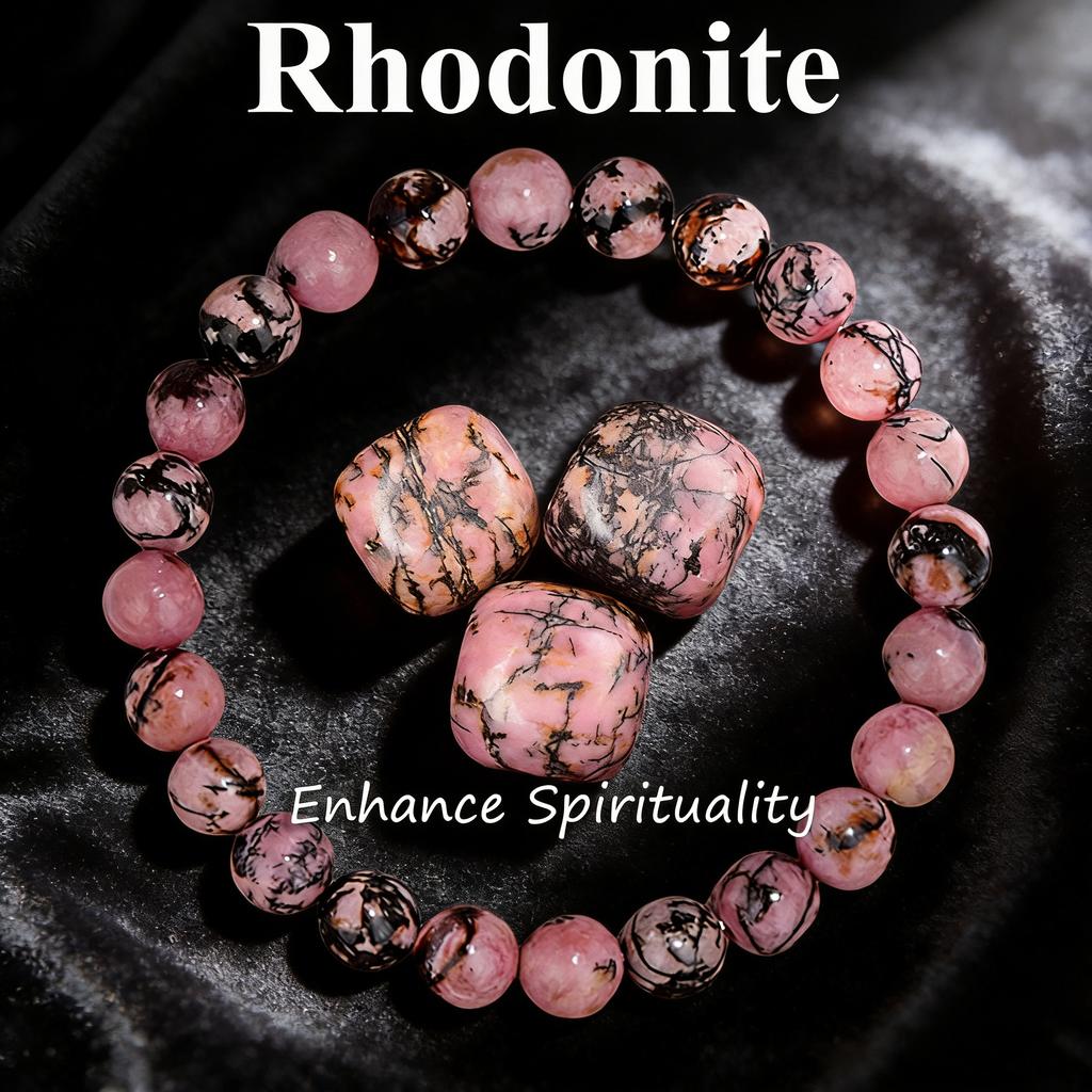 Natural Stone Bead Bracelet Unakite 6 8 10mm Healing Reiki Vitality Charm Bracelet Handmade Round Beads Mens Womens Gift Jewelry