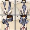 Gold Silver X Scarf Buckle Multipurpose Cross Hollow Smooth Scarf Shawl Buckle